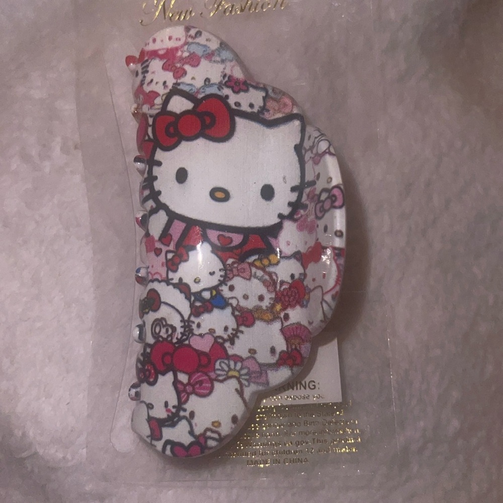 Hello Kitty hair claw clip new
